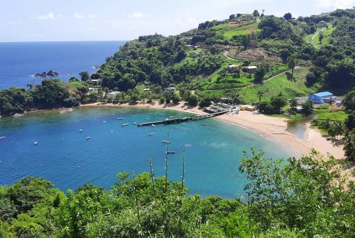 A beach in Tobago